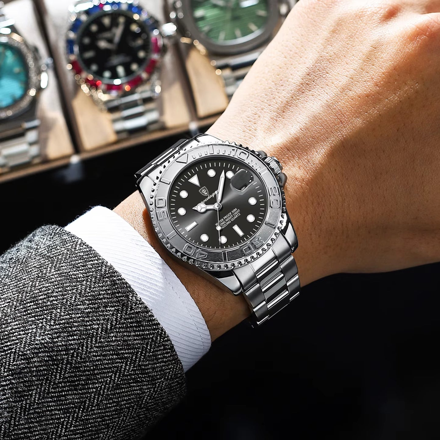  Sport Fashion Top Luxury Waterproof Male Watch