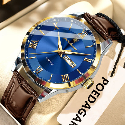 Original Leather Luminous Business Men'S Watches