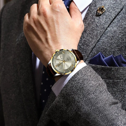 Original Leather Luminous Business Men'S Watches