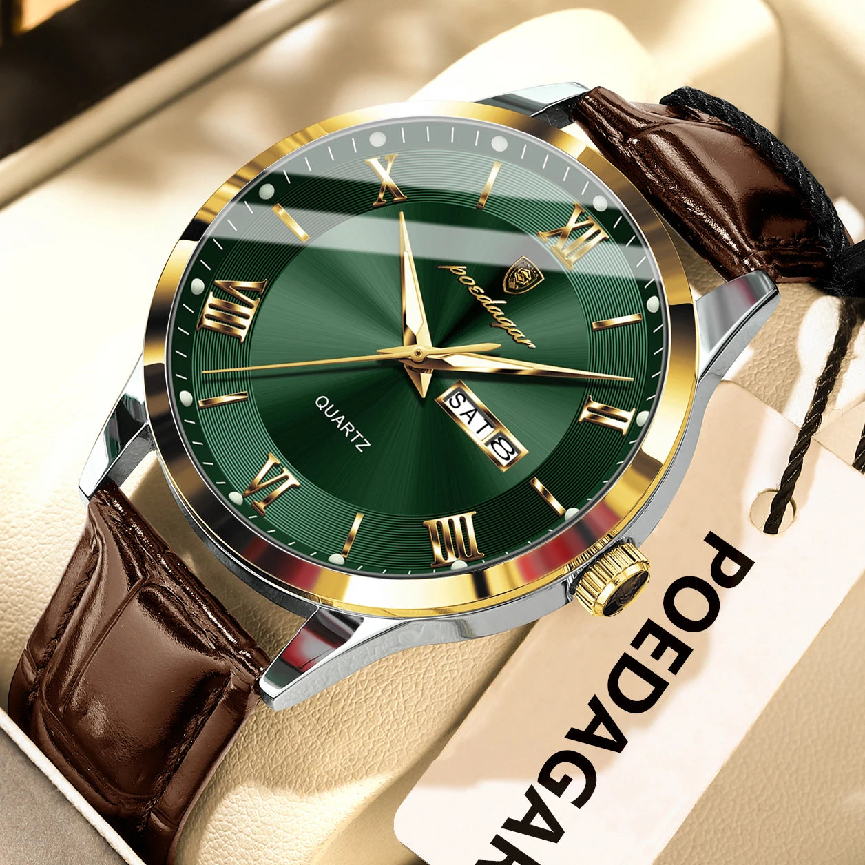 Original Leather Luminous Business Men'S Watches