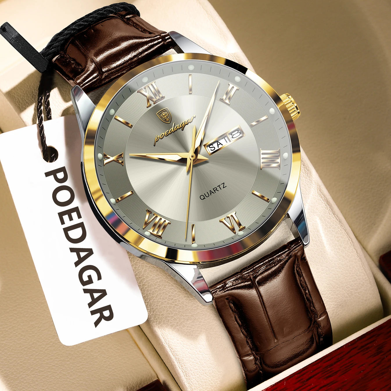 Original Leather Luminous Business Men'S Watches
