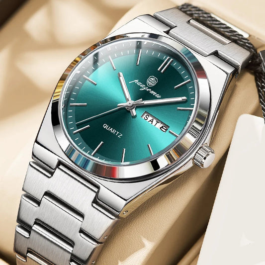 Stainless Steel Waterproof Luminous Man Watch