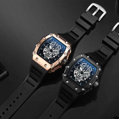 Waterproof Sport Square Luminous Watch for Men