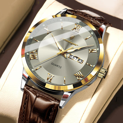 Original Leather Luminous Business Men'S Watches