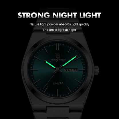 Stainless Steel Waterproof Luminous Man Watch