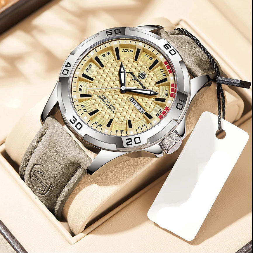 Stainless Steel Waterproof Man's Luxury Watch