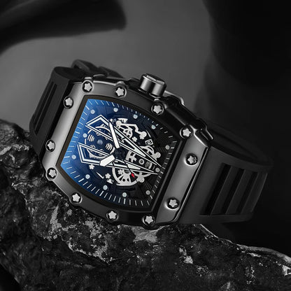 Waterproof Sport Square Luminous Watch for Men
