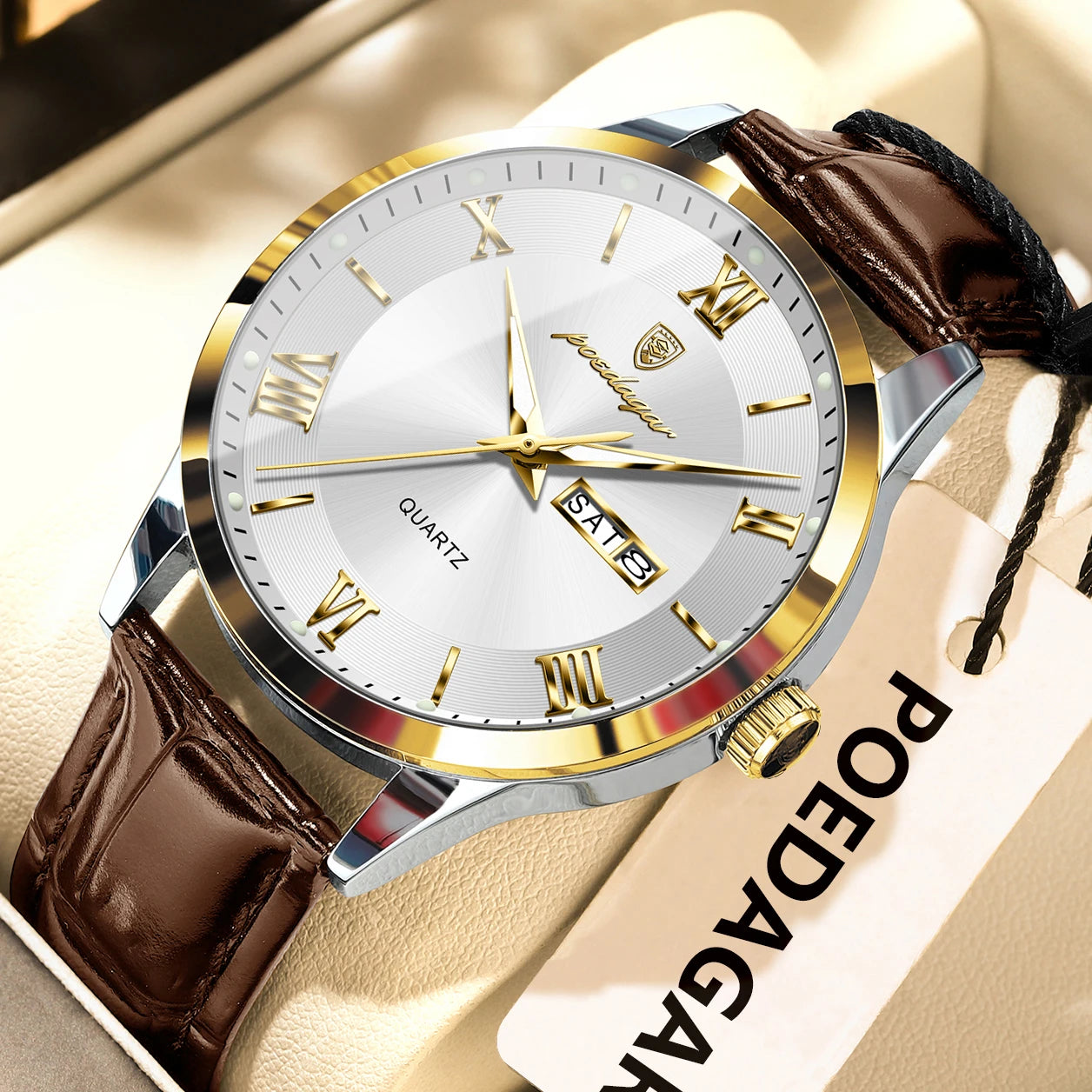 Original Leather Luminous Business Men'S Watches