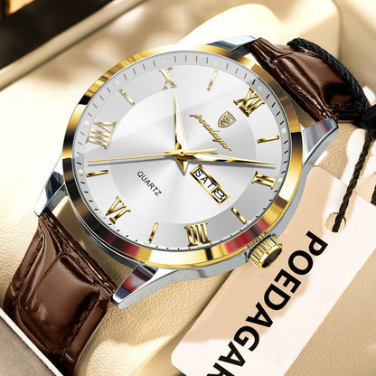 Original Leather Luminous Business Men'S Watches
