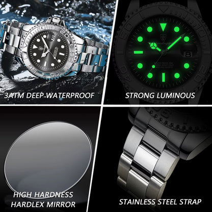  Sport Fashion Top Luxury Waterproof Male Watch