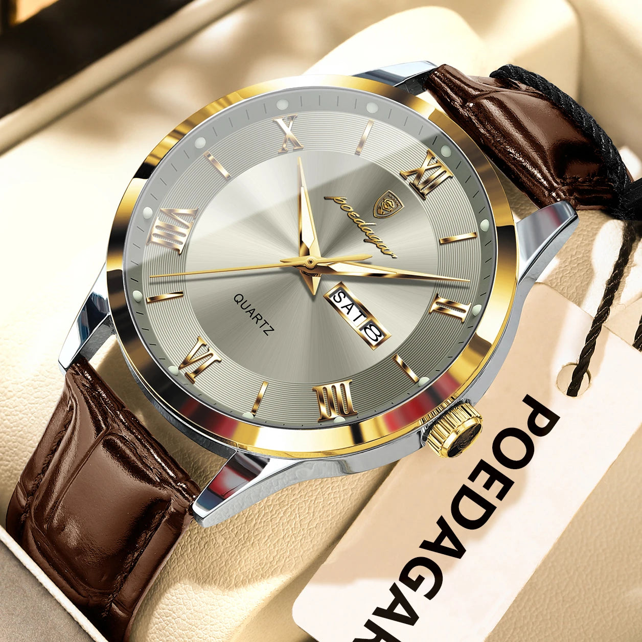 Original Leather Luminous Business Men'S Watches