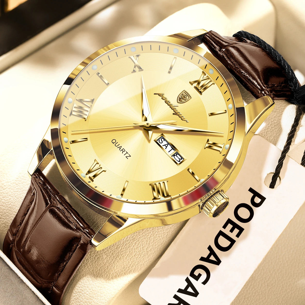 Original Leather Luminous Business Men'S Watches
